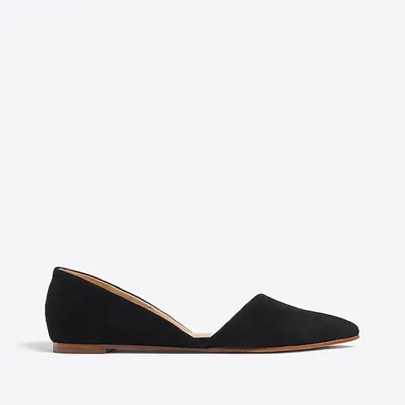 NWT J.Crew Zoe Suede d'Orsay flats - Picture 3 of 4